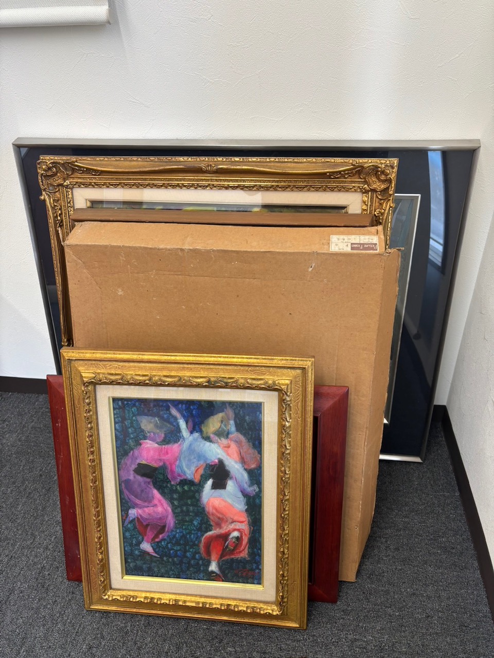 画像：絵画を買取させて頂きました。