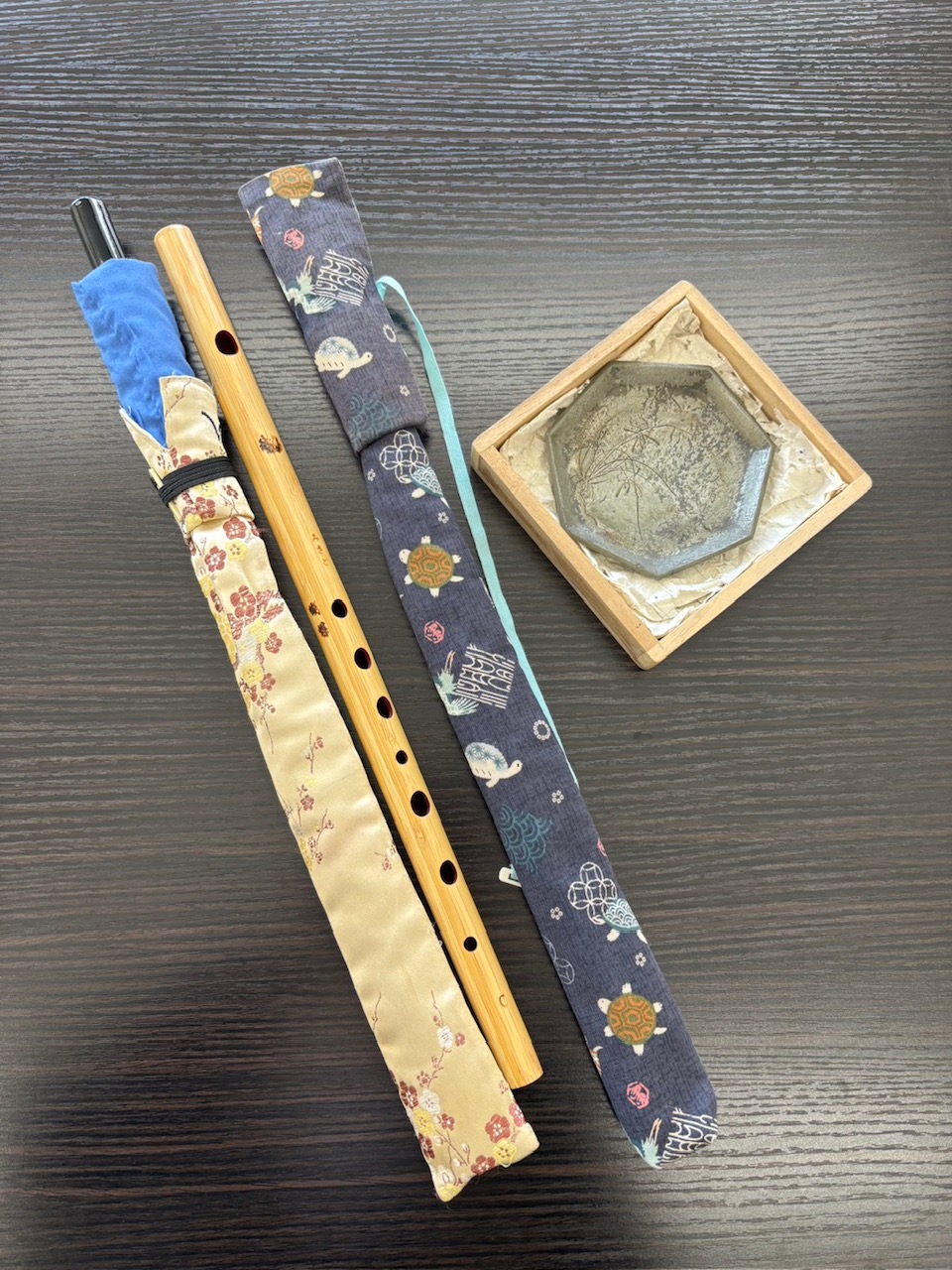 画像：篠笛、急須盆を買取させて頂きました。