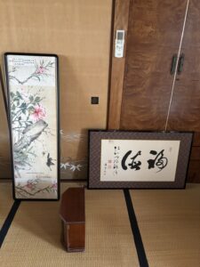 小豆島で買取した屏風や額作品などの古美術品