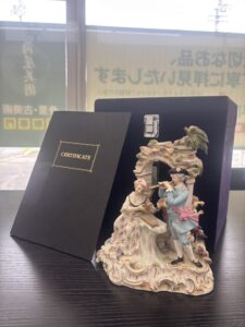 高松市で出張買取したマイセン人形の査定事例