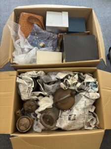 持ち込みで買取した備前焼の急須や茶道具