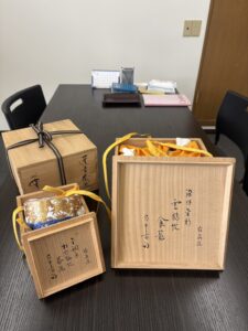 高松市の茶道具買取・西村徳泉の茶碗と食籠|角屋美術